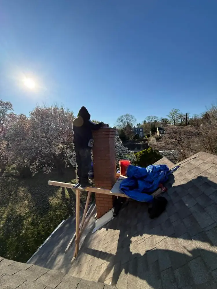 Chimney rebuilding in Newtown, PA